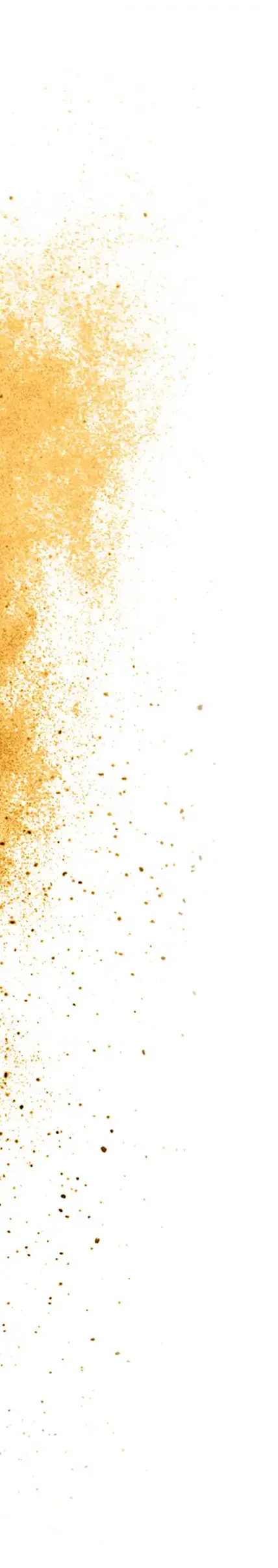 Decorative golden splatter top