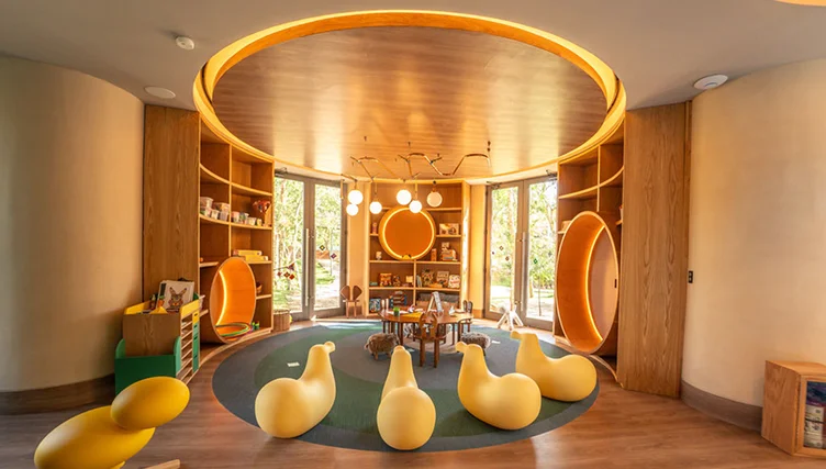 Espacio interior del Kids Club